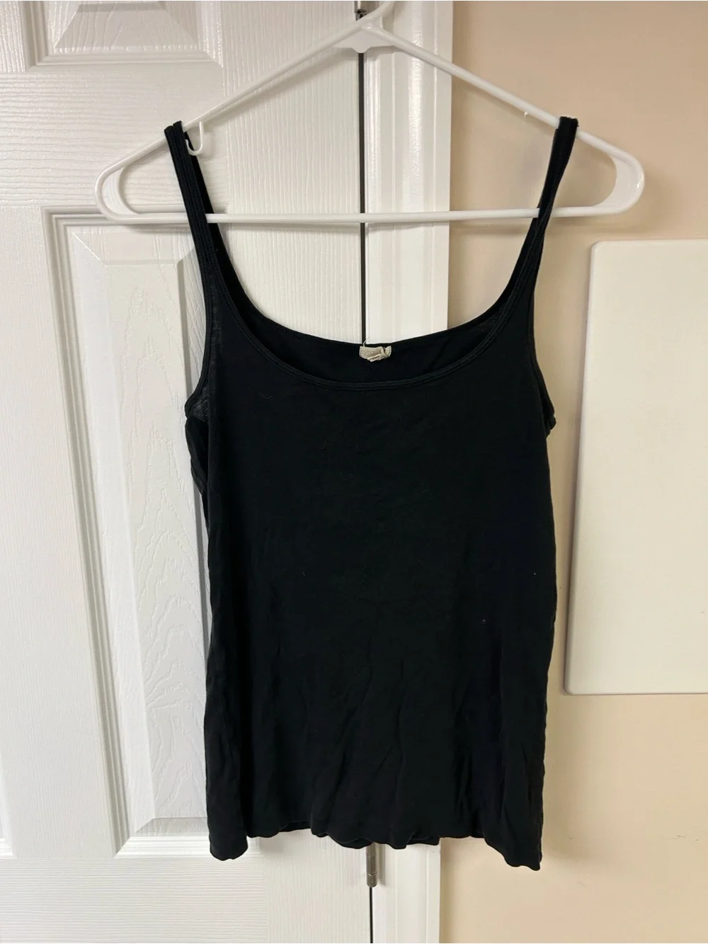 J.Crew Cotton Black Tank Top